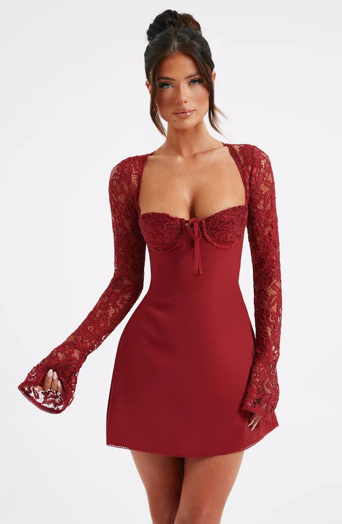 Hailey Lace Mini Dress