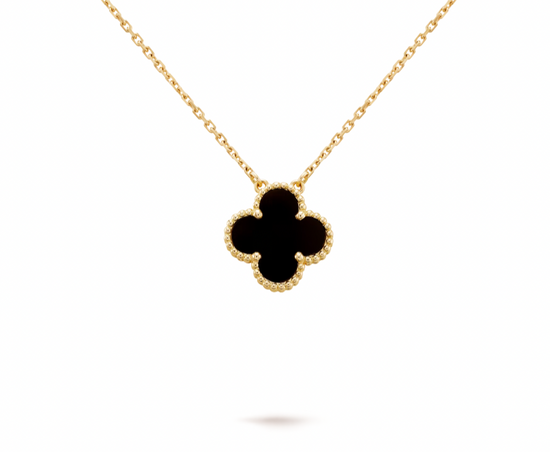 Clover Necklace - Black